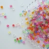 Chen Ming Jewelry 9.5mm transparent colored acrylic star scattered beads DIY jewelry accessories Star bracelet bead material 2050 pieces details Picture